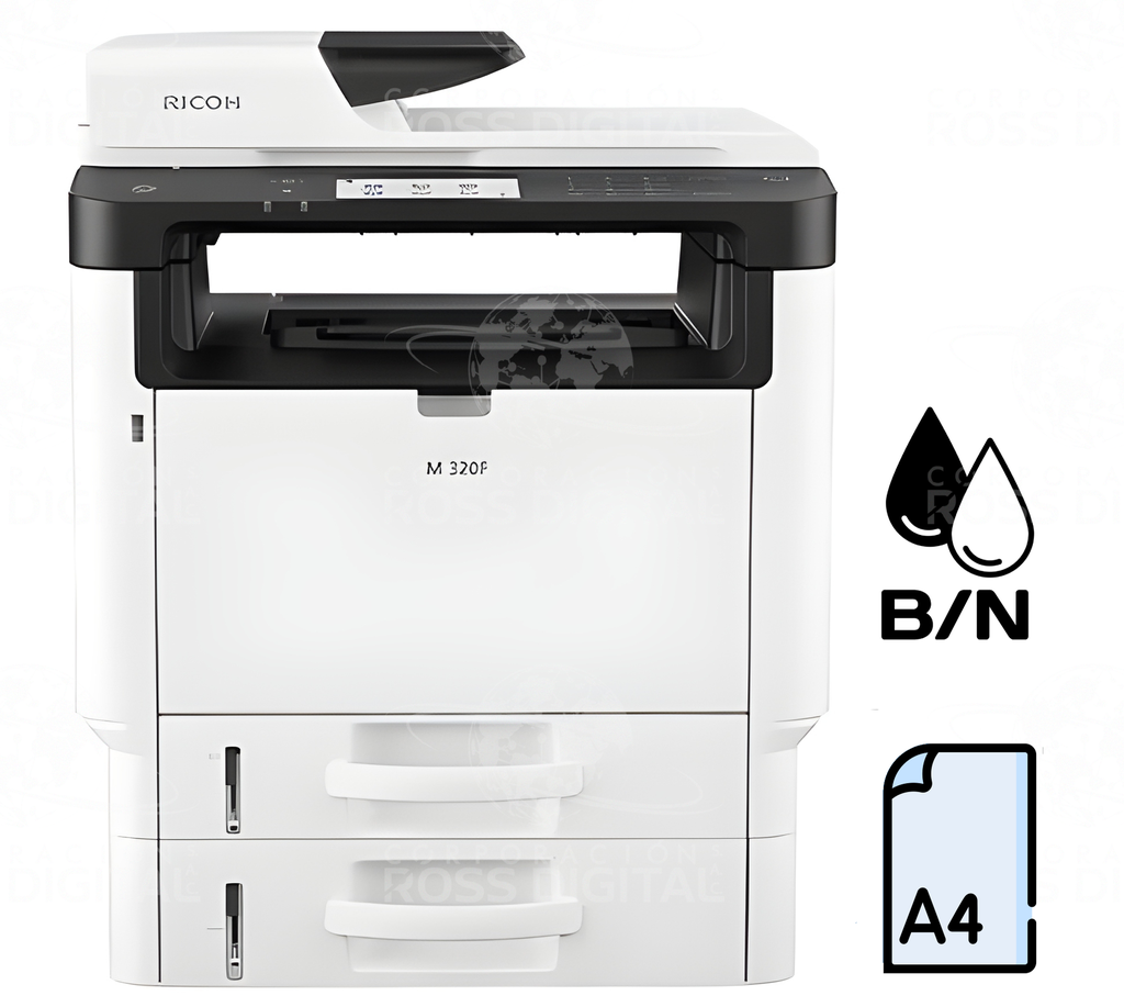 Fotocopiadora Ricoh M 320F – Impresora Láser Monocromática A4