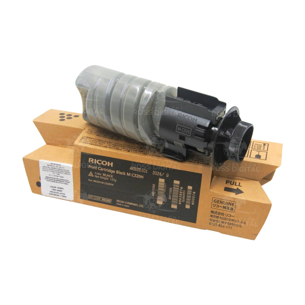 CARTUCHO DE TÓNER RICOH M C320 NEGRO ORIGINAL