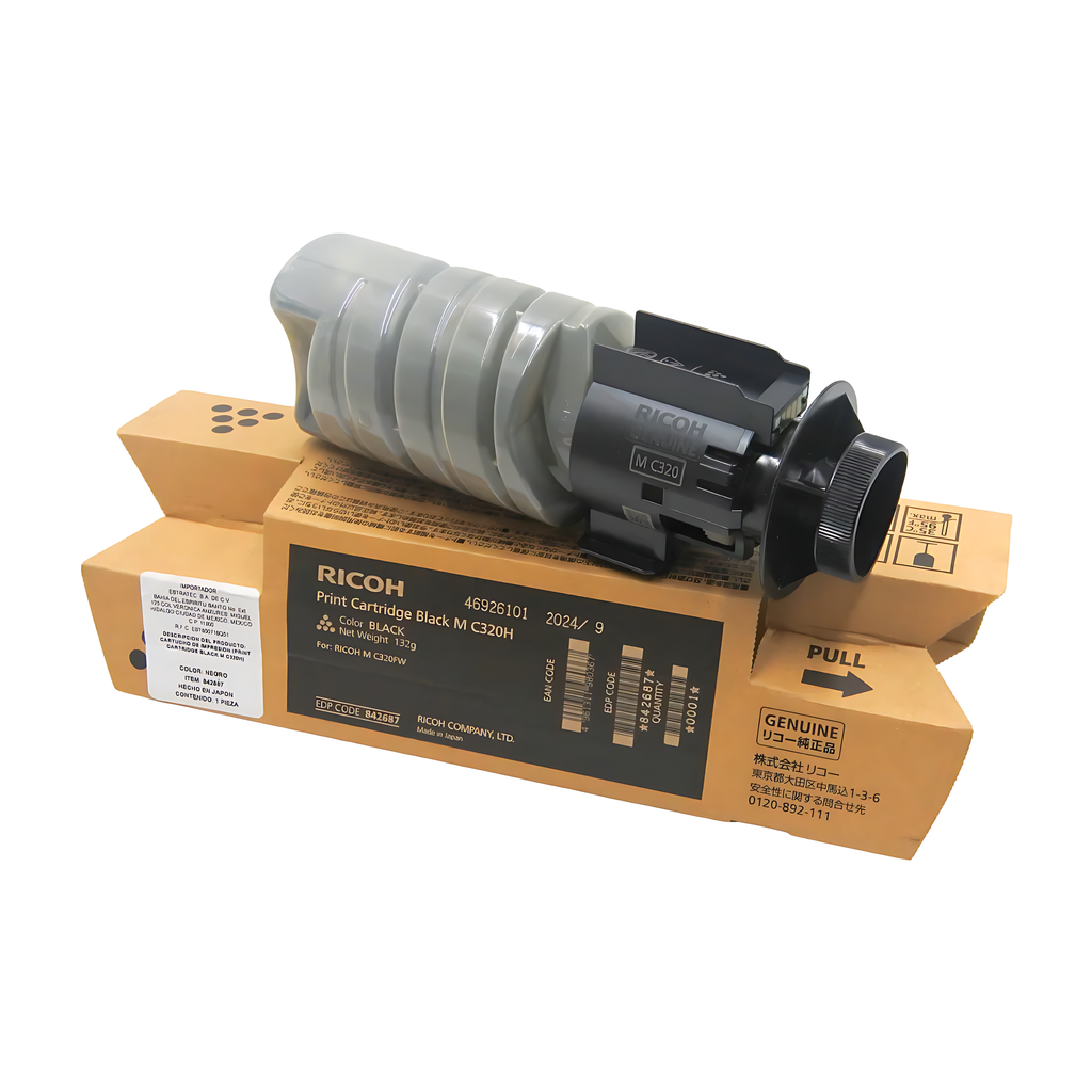 CARTUCHO DE TÓNER RICOH M C320 NEGRO ORIGINAL