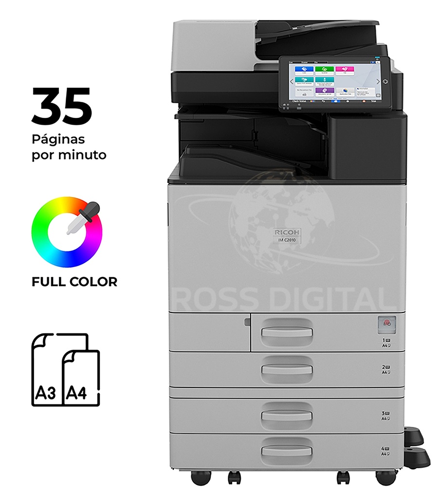 Fotocopiadora RICOH IM C3510 – Impresora Láser Multifuncional Color A3