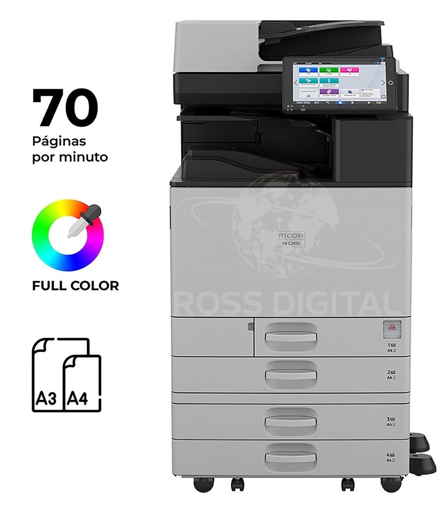 Fotocopiadora RICOH IM C7010 – Impresora Láser Multifuncional Color A3