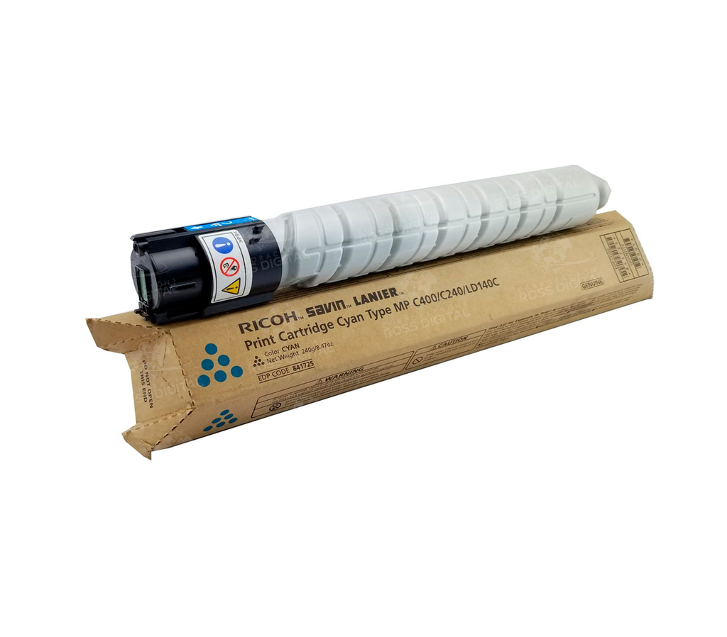 CARTUCHO DE TÓNER RICOH MP C400 CIAN ORIGINAL