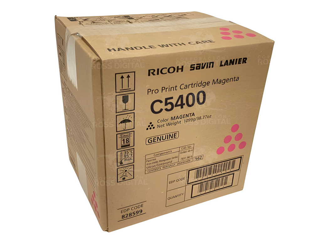 CARTUCHO DE TÓNER RICOH PRO C5400 MAGENTA ORIGINAL