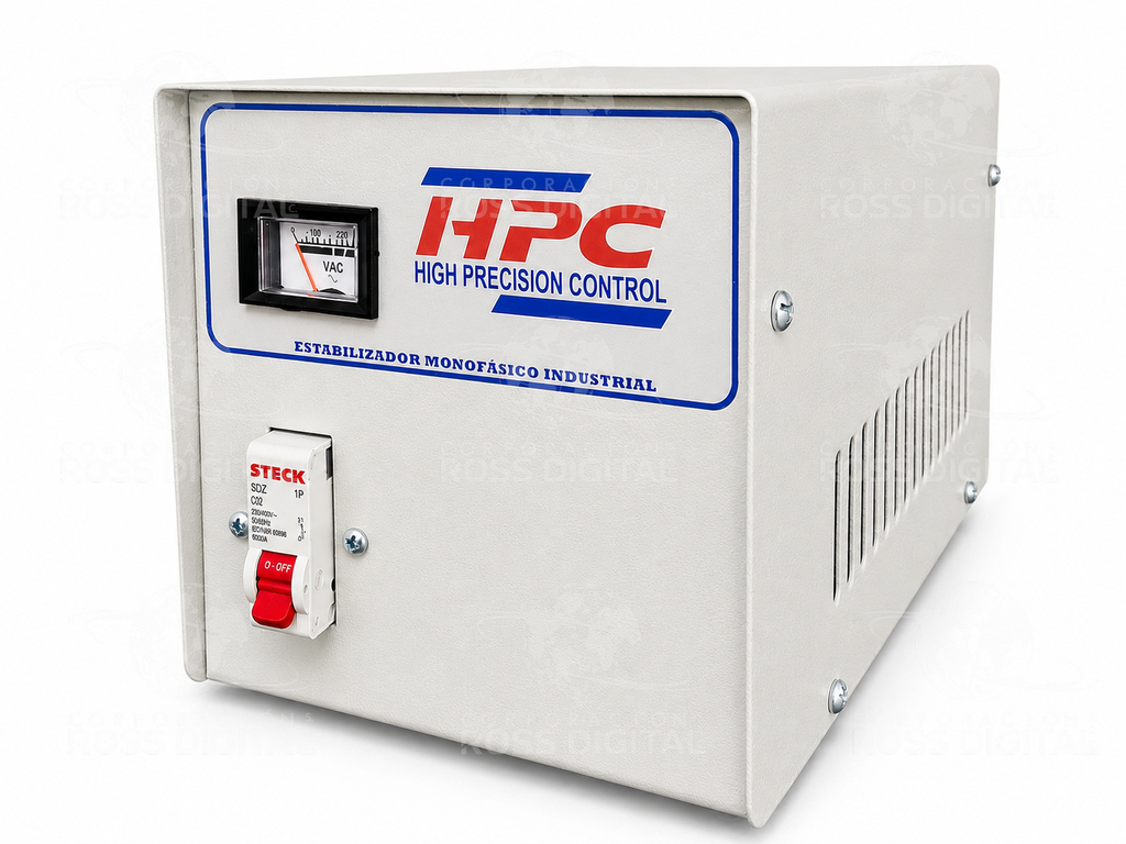Estabilizador Monofasico Industrial De 2 Kva Con Transformador De Aislamiento 220V