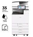 Fotocopiadora RICOH IM 3500, Impresora Multifuncional Láser Monocromática A4/ A3 - ARDF Semi-Nueva